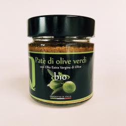 Tapenade Olives Vertes Biologique Quattrociocchi 190 g