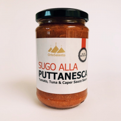 Sauce Tomate à la Puttanesca Orto Salento Casina Rossa 280 g Sauce Tomate à la Puttanesca Orto Salento Casina Rossa 280 g