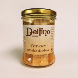 Thon à l'Huile d'Olive Delfino Battista 275 g Thon à l'Huile d'Olive Delfino Battista 275 g