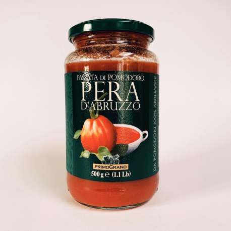 Tomato Passata a Pera PrimoGrano Rustichella d'Abruzzo 500 g