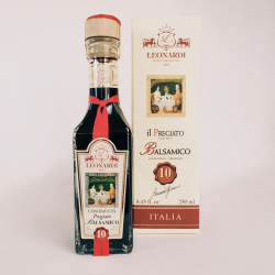 Condiment Balsamique Rouge Pregiato "Serie 10" 10 Ans Leonardi 250 ml