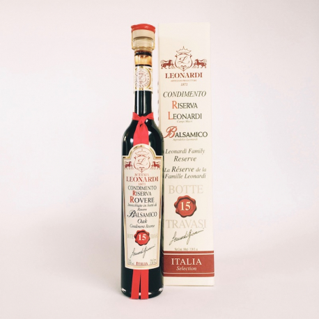 Red Balsamic Condiment Riserva di Famiglia "Serie 15" 15 Years Leonardi 100 ml