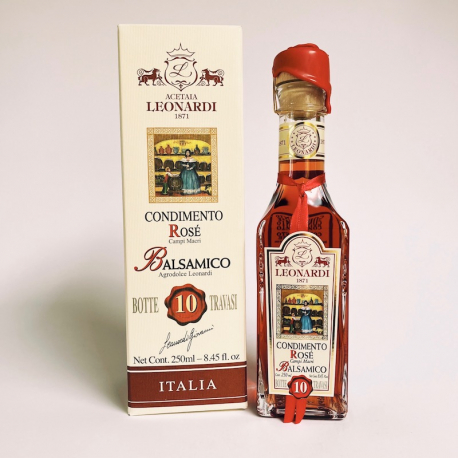 Leonardi 10 years rosé balsamic condiment 250 ml