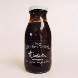 Celline I Contadini Tomato Sauce with Black Olives 250 g