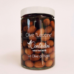 Black Olives Leccine I Contadini 550 g