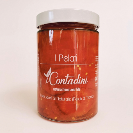 Tomates Pelées au Naturel I Contadini 550 g