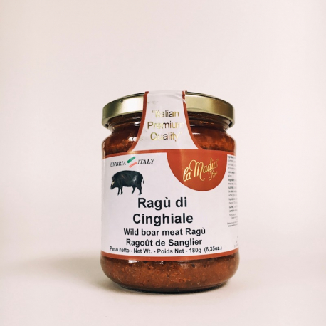 Sauce Tomate au Ragoût de Sanglier La Madia Regale 180 g