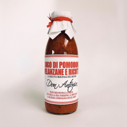 Sauce Tomate Aubergines et ricotta Don Antonio Casina Rossa