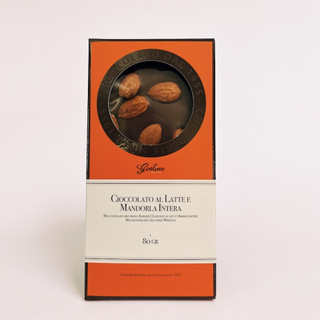 Milk Chocolate and whole almond Goslino 80 g