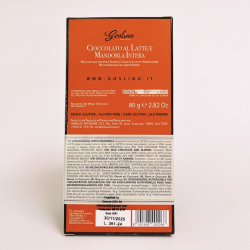 Milk Chocolate and whole almond Goslino 80 g