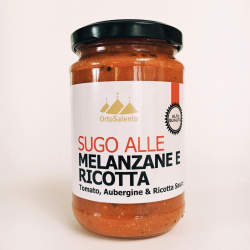 Sauce Tomate aux Aubergines et Ricotta Orto Salento Casina Rossa Sauce Tomate aux Aubergines et Ricotta Orto Salento Casina Rossa