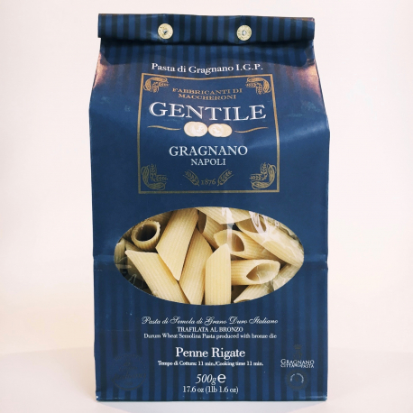 Penne rigate Gentile Gragnano IGP pasta