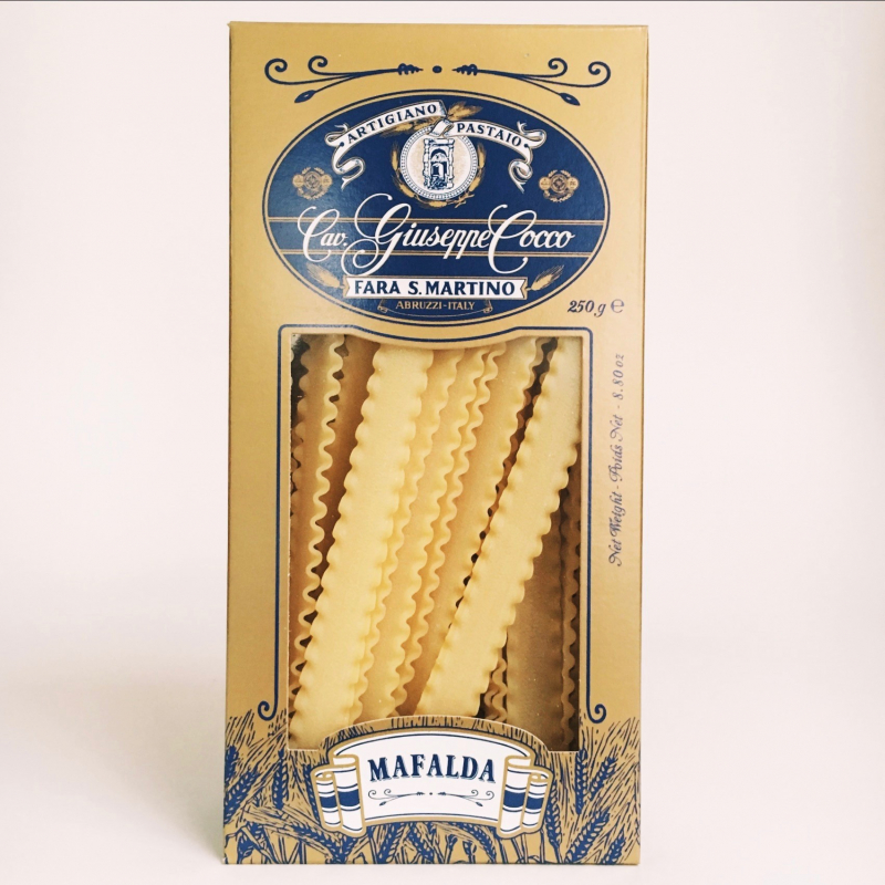 Mafalda pasta n ° 55 Cav. Giuseppe Cocco 250 grams