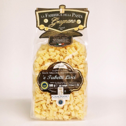 Tubetti Lisci La Fabbrica della Pasta Gragnano IGP Tubetti Lisci La Fabbrica della Pasta Gragnano IGP