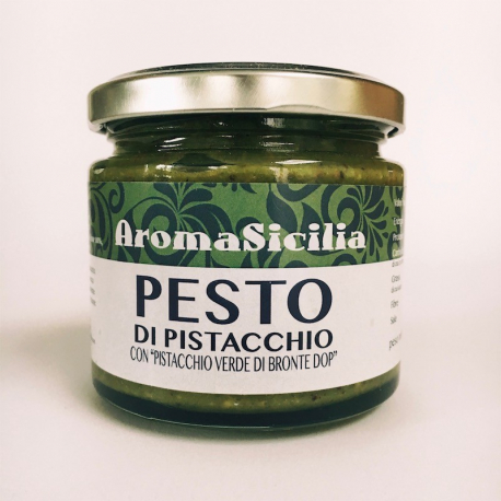 Bronte DOP Green Pistachio Pesto AromaSicilia 190 g