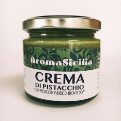 Bronte DOP Green Pistachio Cream AromaSicilia 190 g