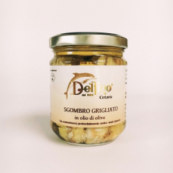 Grilled Mackerel Fillets in Olive Oil Delfino Battista 200 g