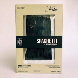Spaghetti à l'Encre de Seiche aux Oeufs Filotea Spaghetti à l'Encre de Seiche aux Oeufs Filotea