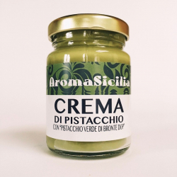 Crème de Pistache Verte de Bronte DOP AromaSicilia 90 g Crème de Pistache Verte de Bronte DOP AromaSicilia 90 g