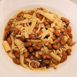 Mista corta with Borlotti beans "Pasta e fagioli"